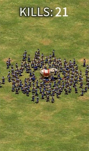 1 Elephant vs 161 Militia #aoe2