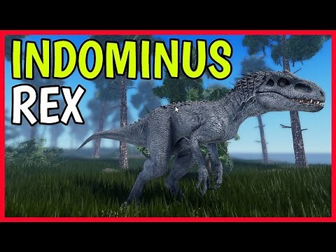 How to get INDOMINUS REX in JURASSIC GENESIS Roblox [ New Location in PINNED COMMENT ]