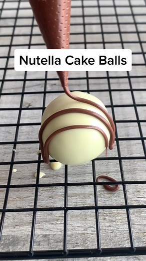 Delicious Nutella White Chocolate Cake Balls Recipe