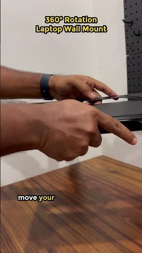 Ultimate Full-Motion Laptop Wall Mount – Declutter & Upgrade Your Workspace!
