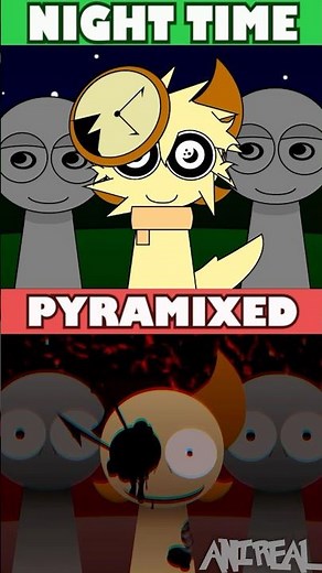 Incredibox Sprunki Pyramixed but Night Time 🌝 VS Sprunki Pyramixed OG