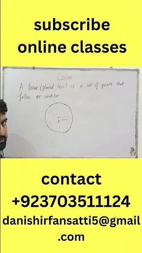 📍 What is a Locus? | Geometry in 60 Seconds ✨