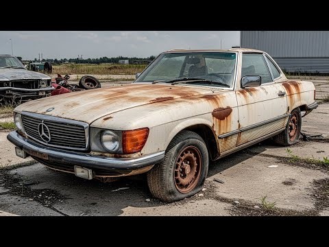ASMR Car Restoration! Full Restoration of Mercedes 500SL R107 Cabrio 1979 to Looking New