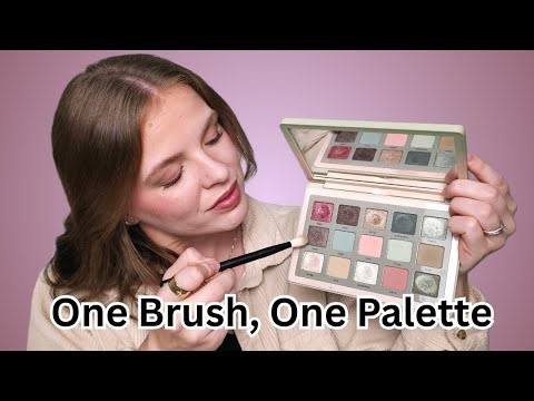 One Brush, One Palette: Simple Eye Makeup for Beginners with Hooded Eyes | Makeup Tutorial