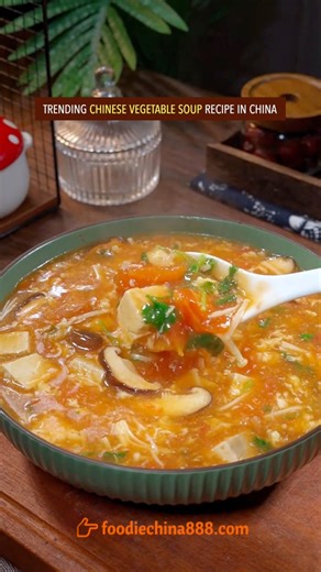1.1M views · 8.9K reactions | Trending Chinese vegetable soup recipe in China. Do u want to try? #recipe #cooking #chinesefood #vegetable #soup #tomato #mushroom | foodiechina888 | Facebook