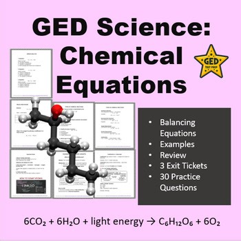 GED Science: Chemical Equations
