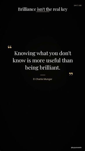 Munger's Insight on Value of Uncertainty Knowledge