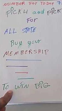 buy your membership to win big $$$$ #membership #pick5 #cash4life #megamillion #pick4 #capcut #slot