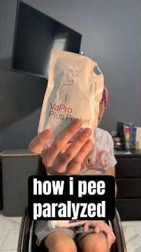 How i pee as a paralyzed person #paralyzed #wheelchair #wheelchairlife #spinalcordinjury
