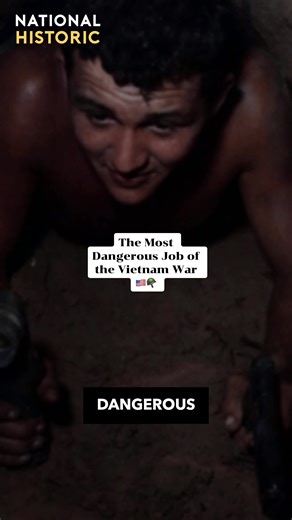 The Most Dangerous Job of the Vietnam War : Tunnel Rats 🇺🇸🪖 Deep beneath the jungles of Vietnam, U.S. “Tunnel Rats” carried out one of the most dangerous missions of the war. Armed with only a flashlight and a sidearm, they crawled into enemy tunnels to gather intel, clear traps, and protect their units. This 18-second documentary reveals the courage it took to face the underground darkness. Subscribe for more declassified Vietnam War stories. #history #vietnamwar #facts #historyfacts