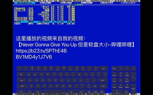 【略水】尝试在DOS系统中播放视频