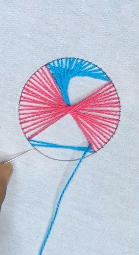 Very Simple & Beautiful Circle Embroidery by Hand | Stitching Garden