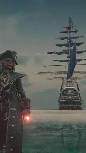 ⚓ The Galleon 40 Gunport Large DPS Ship - Skull & Bones #shorts