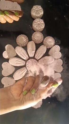 Satisfying Chalk Crushing ✨ Light Pink Dust Explosion