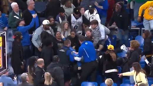 Fans Brawl During VCU vs. Saint Louis Men's Basketball Game
