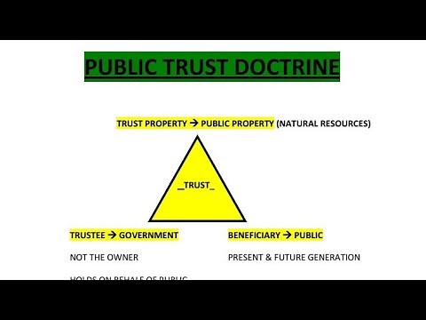 Public Trust Doctrine | Environmental Law