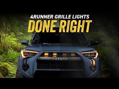 The BEST Grille Upgrade for Your 4Runner | 14-24 Toyota 4Runner XBG LED DRL Grille Overview