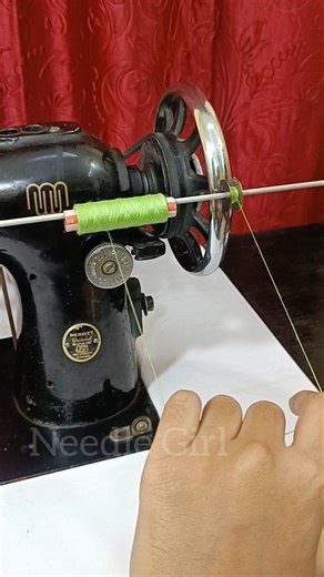 Filling Bobbin Without Spool Pin 📍| Quick Hack