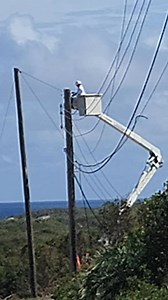 Day 4 Post Hurricane Melissa. Bahamas Power and Light getting it done. Contrary to what people think I was not complaining about the BPL workers. I was just bringing awareness of the situation amd understood it would take some time. Long Island BPL workers are some of the best in the country. I put some ice in my freezer yesterday and shouid last until It's on. Thank you BPL Long Island Team. I know yall working extra hard. 💪⚡️💡 | Chuck Fox