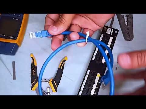PATCH PANEL Connection for Structured Network Cabling