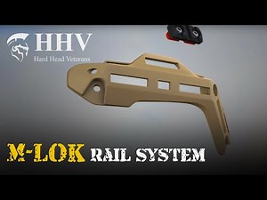 Ballistic Helmet ATE M-LOK Rail System