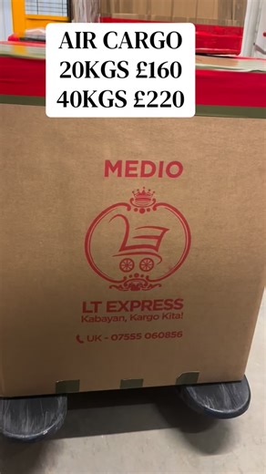 Another day, another balikbayan boxes mga ate and kuya! Air cargo from UK to Phils 20kgs £160 40kgs £220 Anywhere in the Philippines na yan! Tawag na! | LT Express Balikbayan Box
