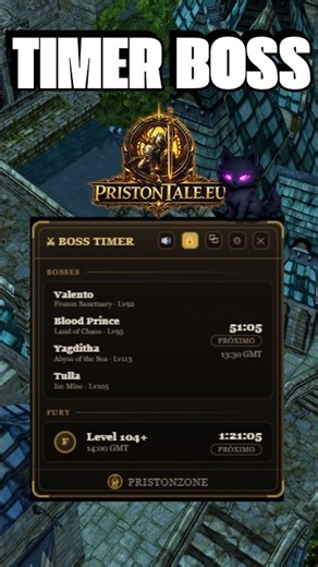 TIMER BOSS! #mmorpg #pristontale #pristontalebrasil #priston