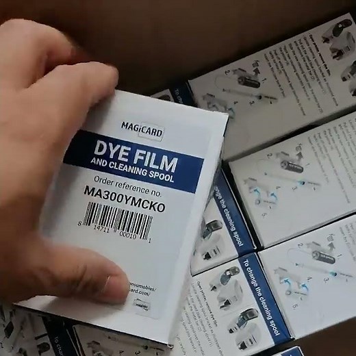 original MA300YMCKO color ribbon dye film for Magicard enduro Rio Pro and Pronto