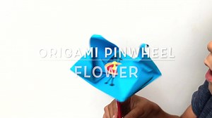 ORIGAMI PINWHEEL - FLOWER: http://krokotak.com/2018/08/origami-pinwheel-flower/ | krokotak