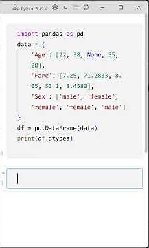 01 Check and Change Data Types in Pandas DataFrame