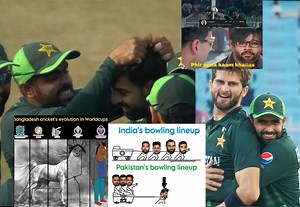 "Phir apna kaam khallas"- Top 10 funny memes as Pakistan beat Bangladesh and stay alive in semi-final race of 2023 World Cup