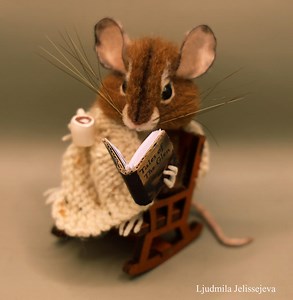 Needle Felted Mouse, Teddy Animals, Handmade. - Etsy UK