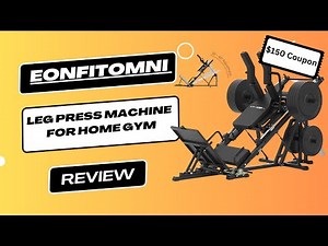 EonfitOmni Leg Press Machine for Home Gym Review | The Ultimate Home Gym Upgrade!