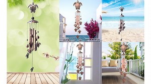 Watch Turtle Wind Chimes & Dream Catcher for Outside Decor on Amazon Live
