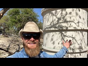 HOW TO SET A CONCRETE WATER STORAGE TANK