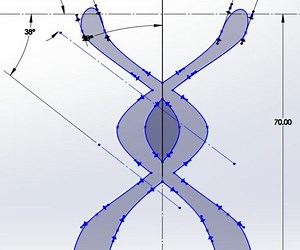 Trouble with this print on overhangs. Organic angles without...