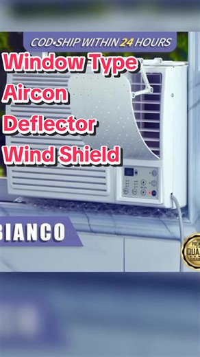 Window Type Aircon Deflector | Wind Shield | Aircon Cover