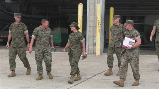 Lt. Gen. Shea Tours 2d AA Bn