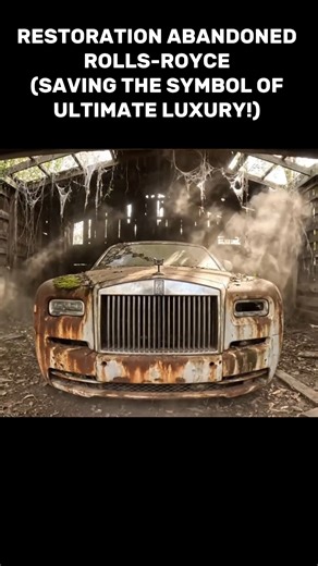 RESTORATION MASTER on Instagram: "RESTORATION ABANDONED ROLLS-ROYCE (SAVING THE SYMBOL OF ULTIMATE LUXURY!) 👑💎 THE UNBELIEVABLE STORY: Deep inside a forgotten industrial warehouse, hidden under a mountain of old tires and dusty tarps, we found the ultimate symbol of royalty: A Rolls-Royce. This is not just a car; it is a hand-built masterpiece of British engineering, a "Spirit of Ecstasy" that has been missing and neglected for over 30 years. This ARISTOCRATIC BEAST was found in a shocking sta