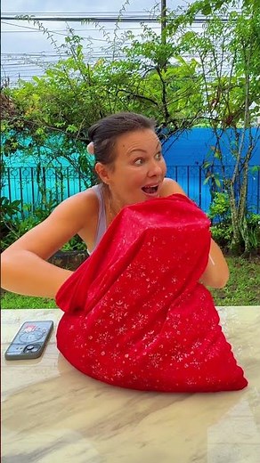 Santa Caught Me Stealing His Gifts! 🎅🎁💥 #FunnyShorts #ChristmasComedy