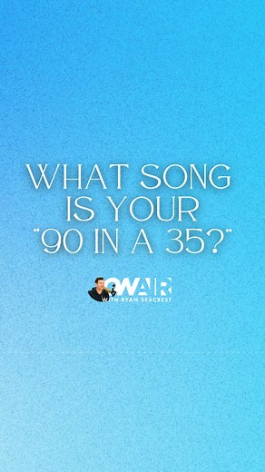 1.9K views · 13 reactions | What song has you belting out in the car every time and makes you want to want to go 90mph in a 35??  #90ina35 | On Air with Ryan Seacrest | Facebook