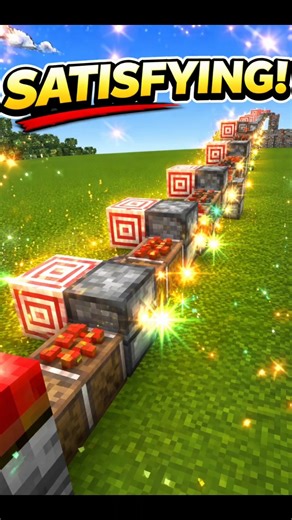 INSANE SATISFYING Minecraft Machine 🤯🔥 #Shorts