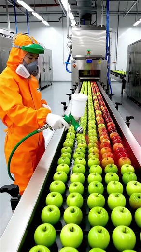 How they REALLY make fruit red? 🍎