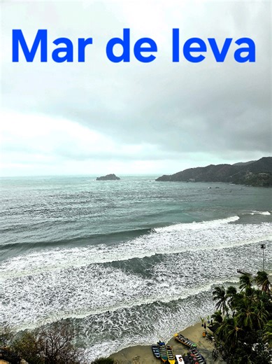 Mar de leva en Santa Marta: fenómeno natural impactante