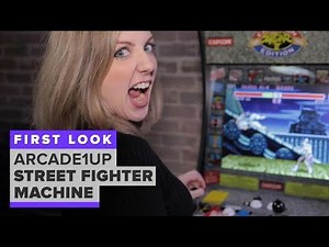 Arcade1Up Street Fighter build-it-yourself machine first look