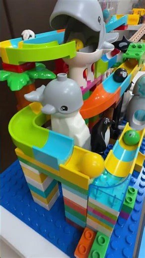 Marble Run Block Coaster 13 マーブルラン #marblerun #marblesrace #lego #マーブルラン #ブロックコースター