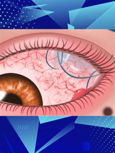Relaxing Contact Lens Check-Up and Removal#animation #asmar #viral #fyp #ear #athletesfoottreatment #eyeslipsface #scalptreatment #foottreatments #NAIL #teeth #belly