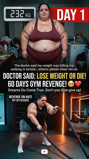 From 232kg Lose Weight or Die to 60 Days Transformation! They Predicted My Death 🥺💔