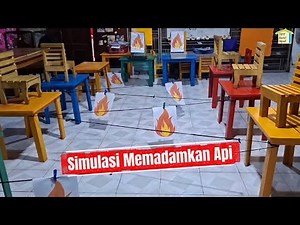 Simulasi Memadamkan Api Tema Air Udara dan Api - B Ali
