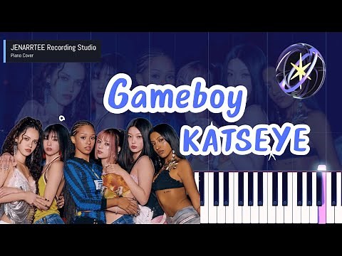 KATSEYE 'Gameboy' Piano Tutorial + Sheet Music